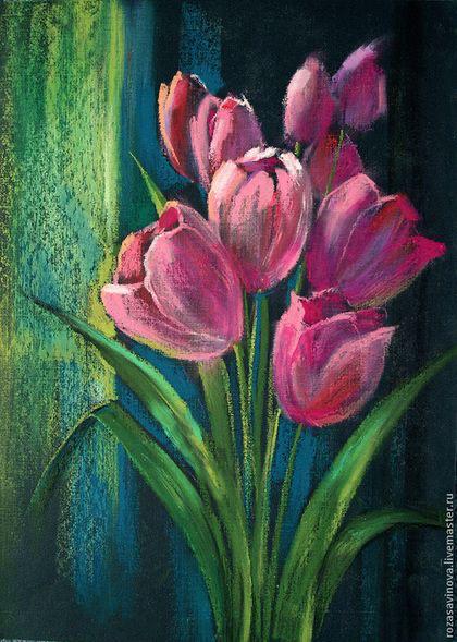 Tulips – soft pastel – PaintPeople